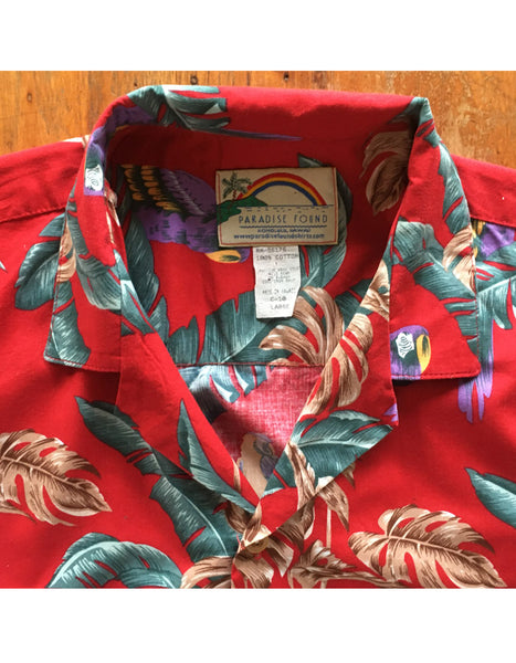 Paradise Found Cotton Magnum (Jungle Bird) Shirt 4XL